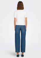 Jacqueline De Yong T-Shirt Donna Rex Bianca 15344612 Cloud Dancer JACQUELINE DE YONG 