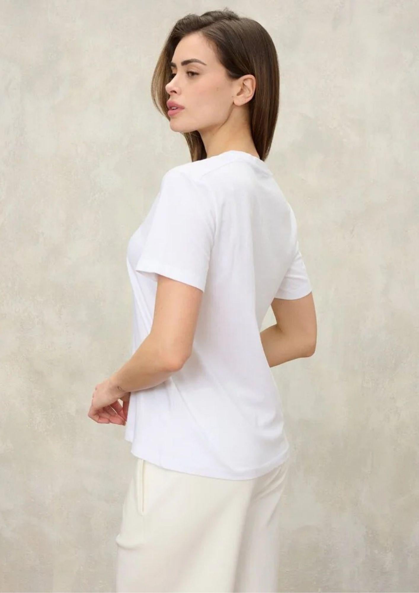 Blauer T-Shirt Donna Pumpies Bianca BLDH02211 7439 100 BLAUER 