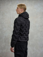 Blauer Piumino ad angoli Piery Uomo Nero interno tabacco BLUC03233 7308 999 BLAUER 