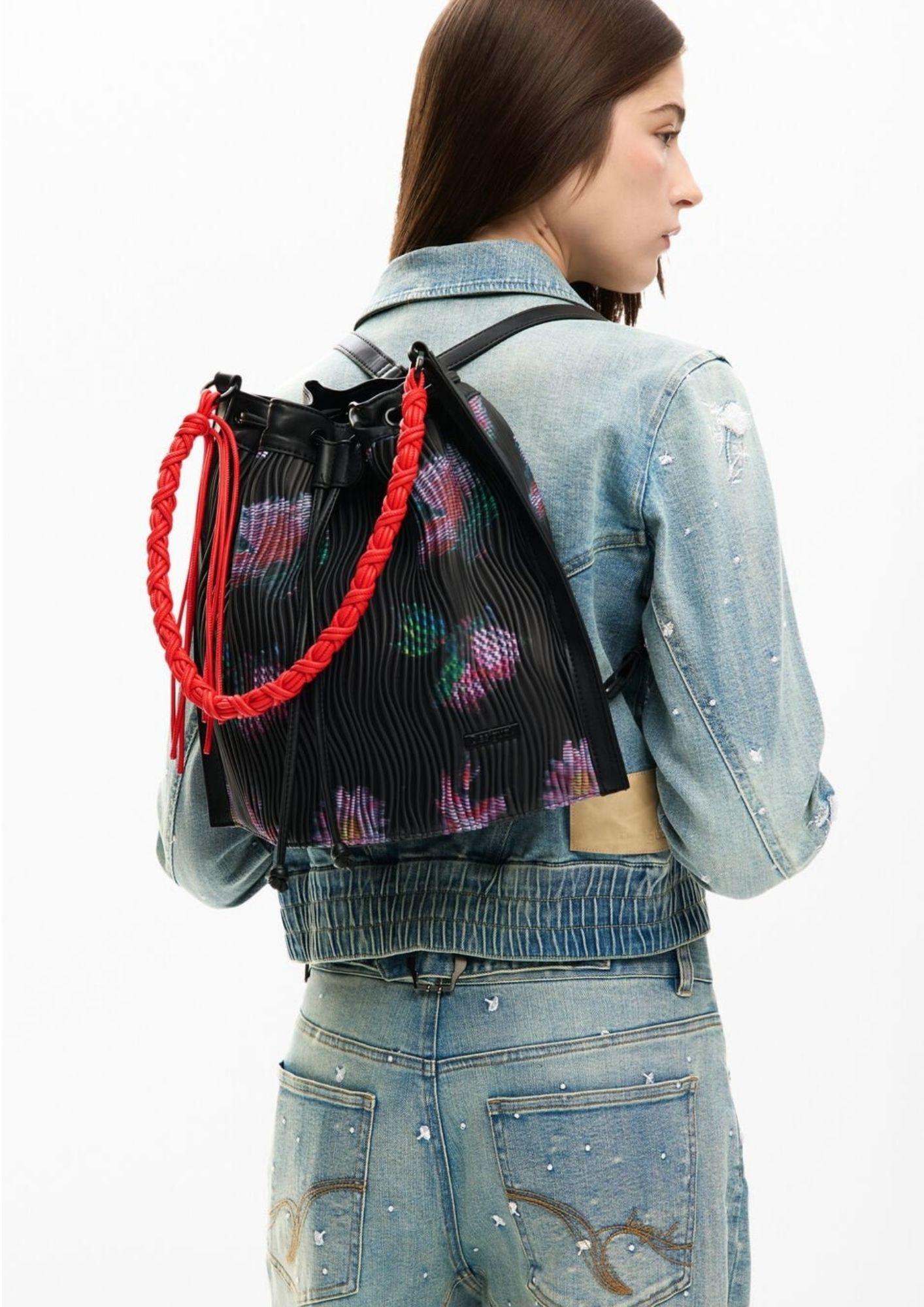 Desigual Zaino Donna Backxenon Harlan Nero Fantasia 26SAKP28 2000 DESIGUAL 