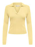 Only Maglia Polo Donna Double Cream Onlkaya 15344841 Double Cream ONLY 