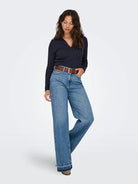 Only Maglia Polo Donna Night Sky Onlkaya 15344841 Night Sky ONLY 