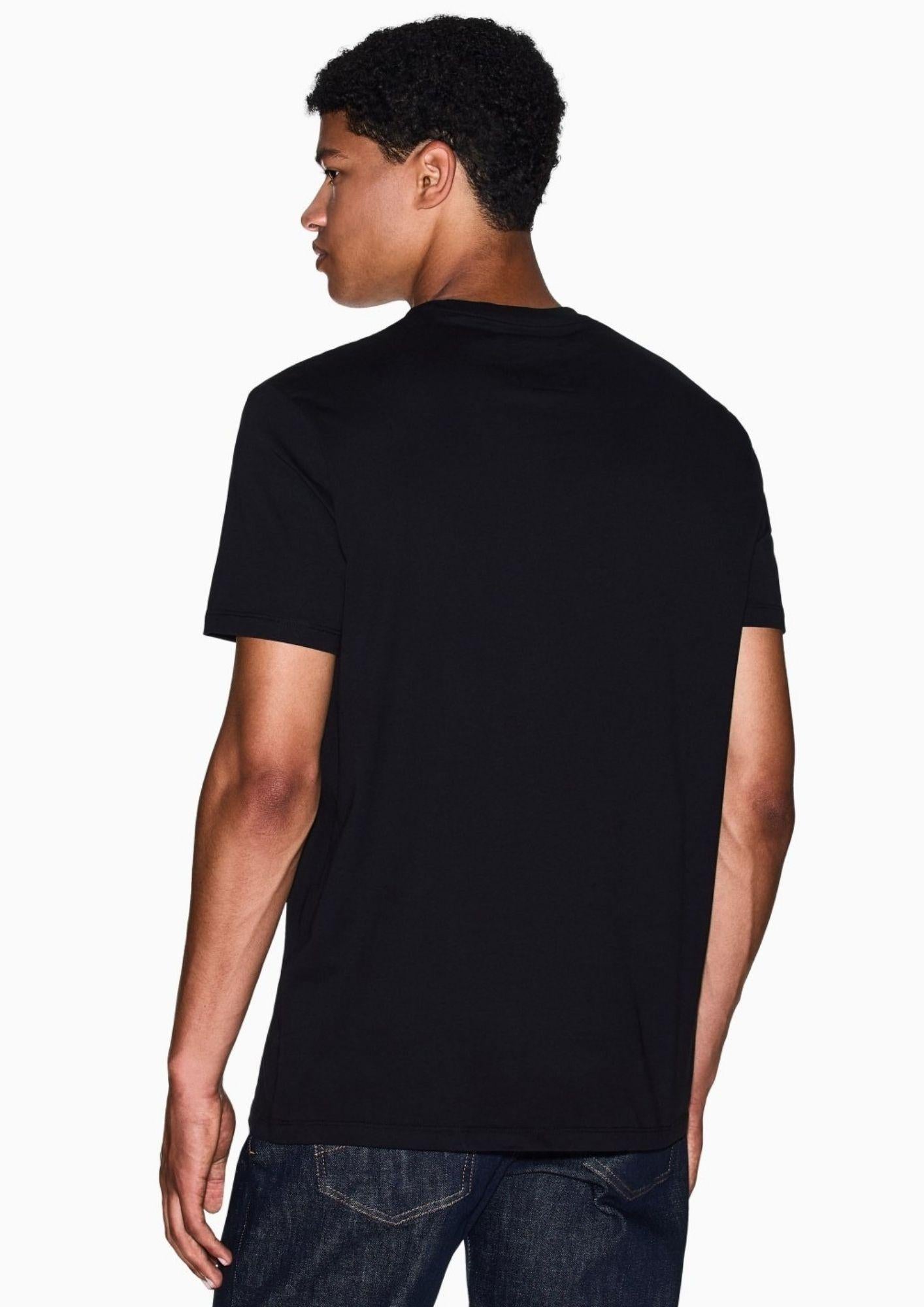 Armani Exchange T-Shirt Uomo Nera XM000365 AF12308 UC001 ARMANI EXCHANGE 