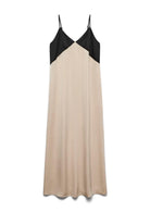 Vero Moda Abito Donna Joi Nero e Grigio Cemento 10341488 Black CEMENT CONTRAST VERO MODA 