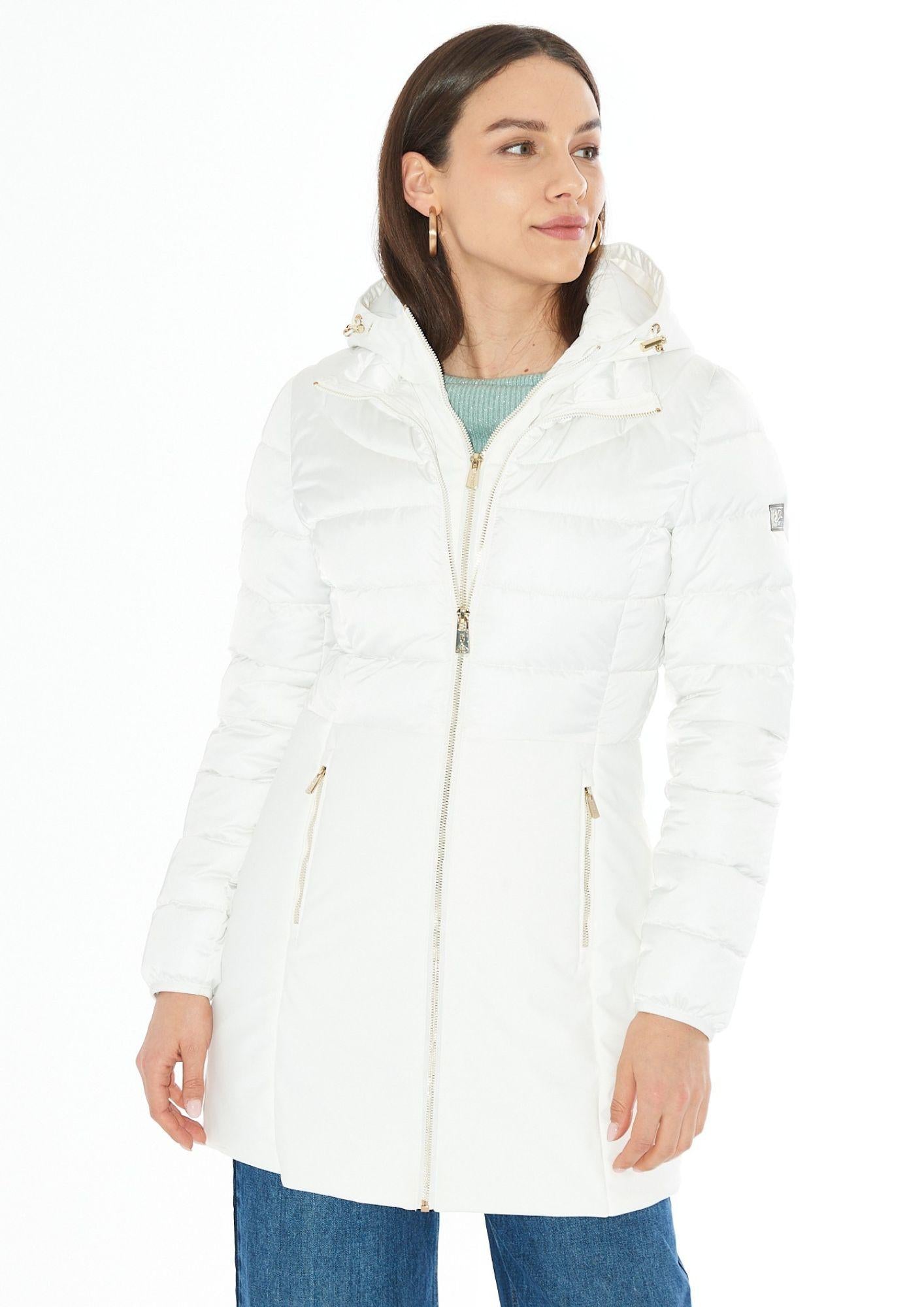 Yes Zee Cappotto Invernale Donna Avorio O003 M800 0157 YES ZEE 