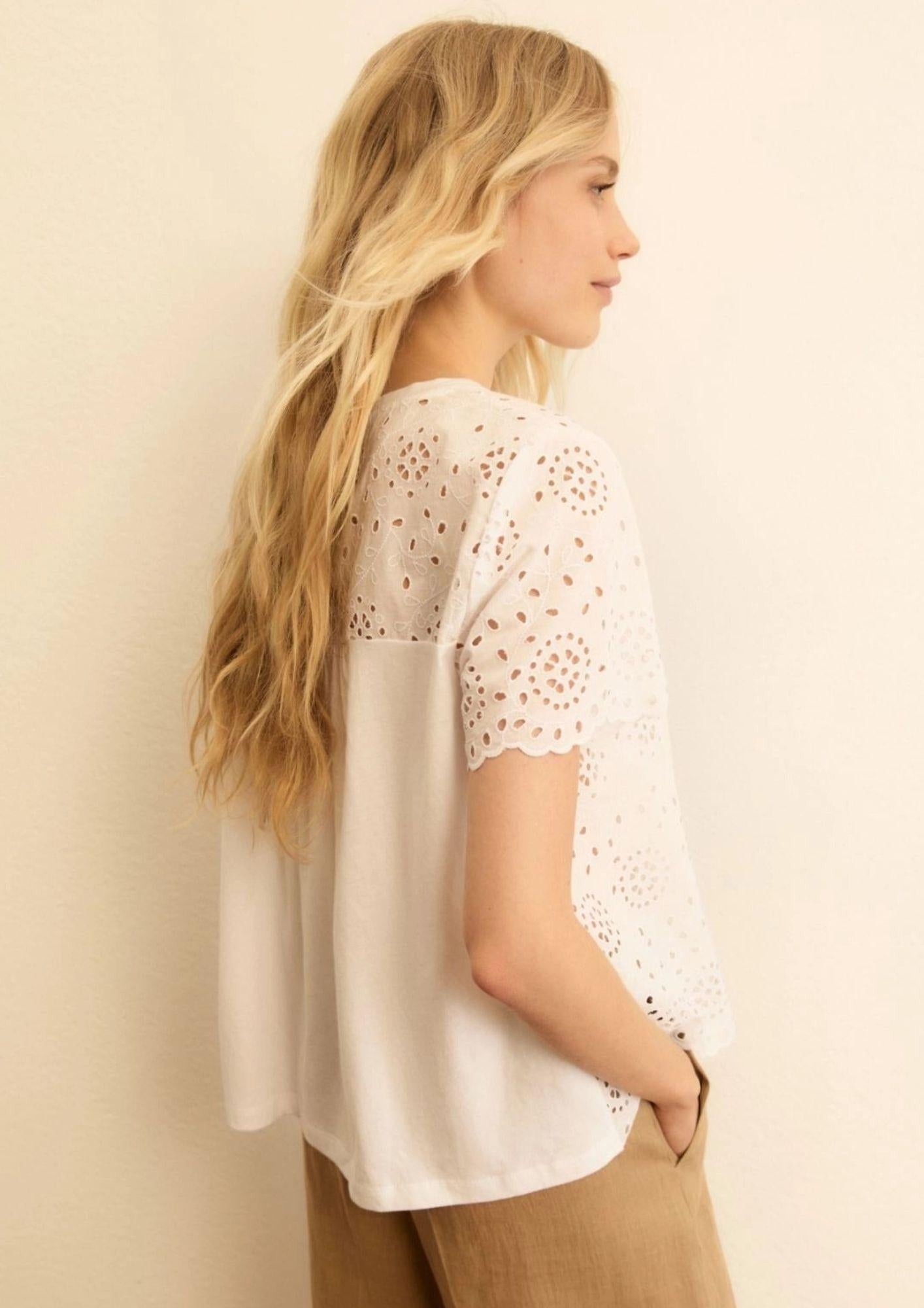 Emme Marella T-Shirt Donna Emmveletta Bianca 2615971022200 001 EMME MARELLA 