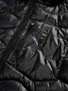 Blauer Piumino ad onde Wave Uomo Nero BLUC03074 6355 999 BLAUER 