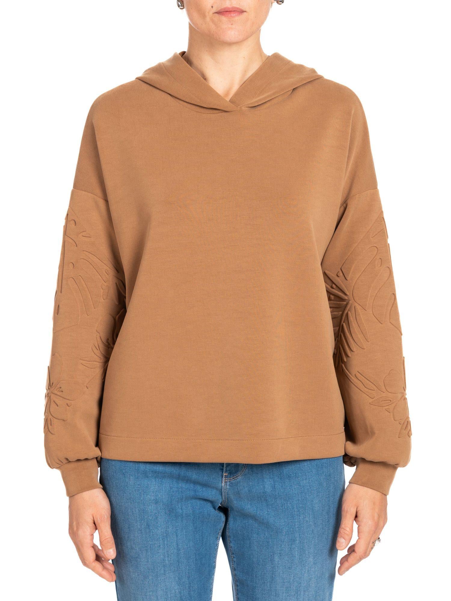 Diana Gallesi Felpa Donna Marrone Deserto G800J004349N 22 DIANA GALLESI 