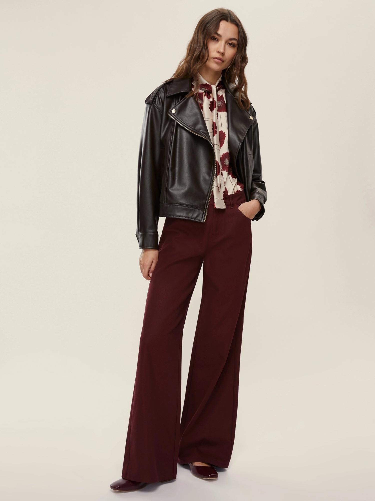 Emme Marella Blusa in twill stampato Donna Fulvia Panna 2525116141200 006 EMME MARELLA 