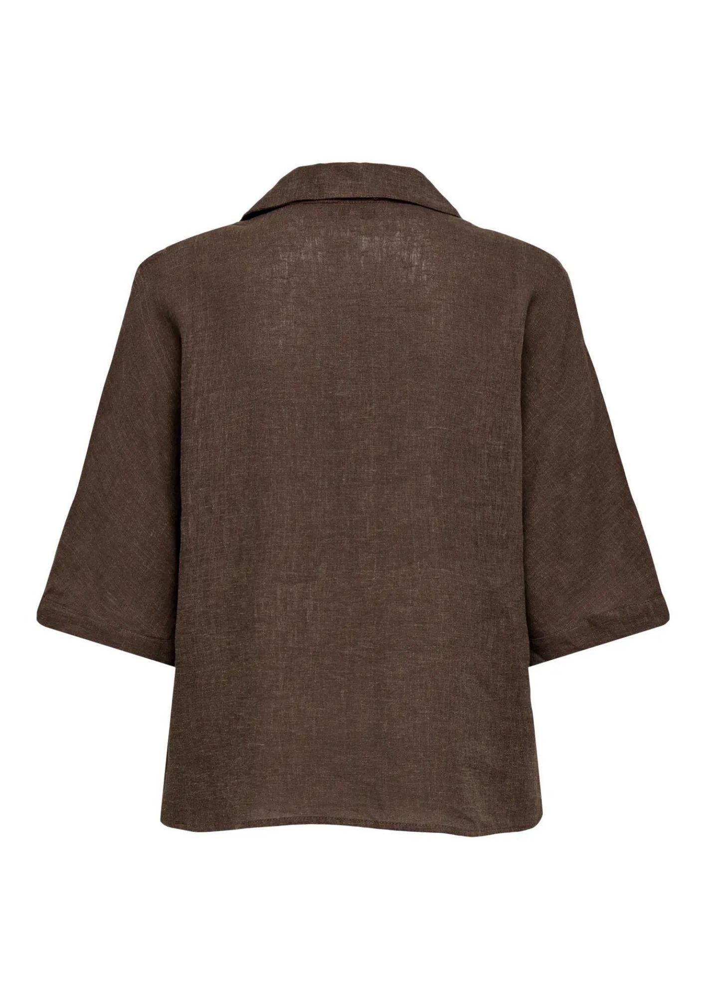 Only Camicia Donna Bruxelles Cioccolato 15314215 Chocolate Martini ONLY 