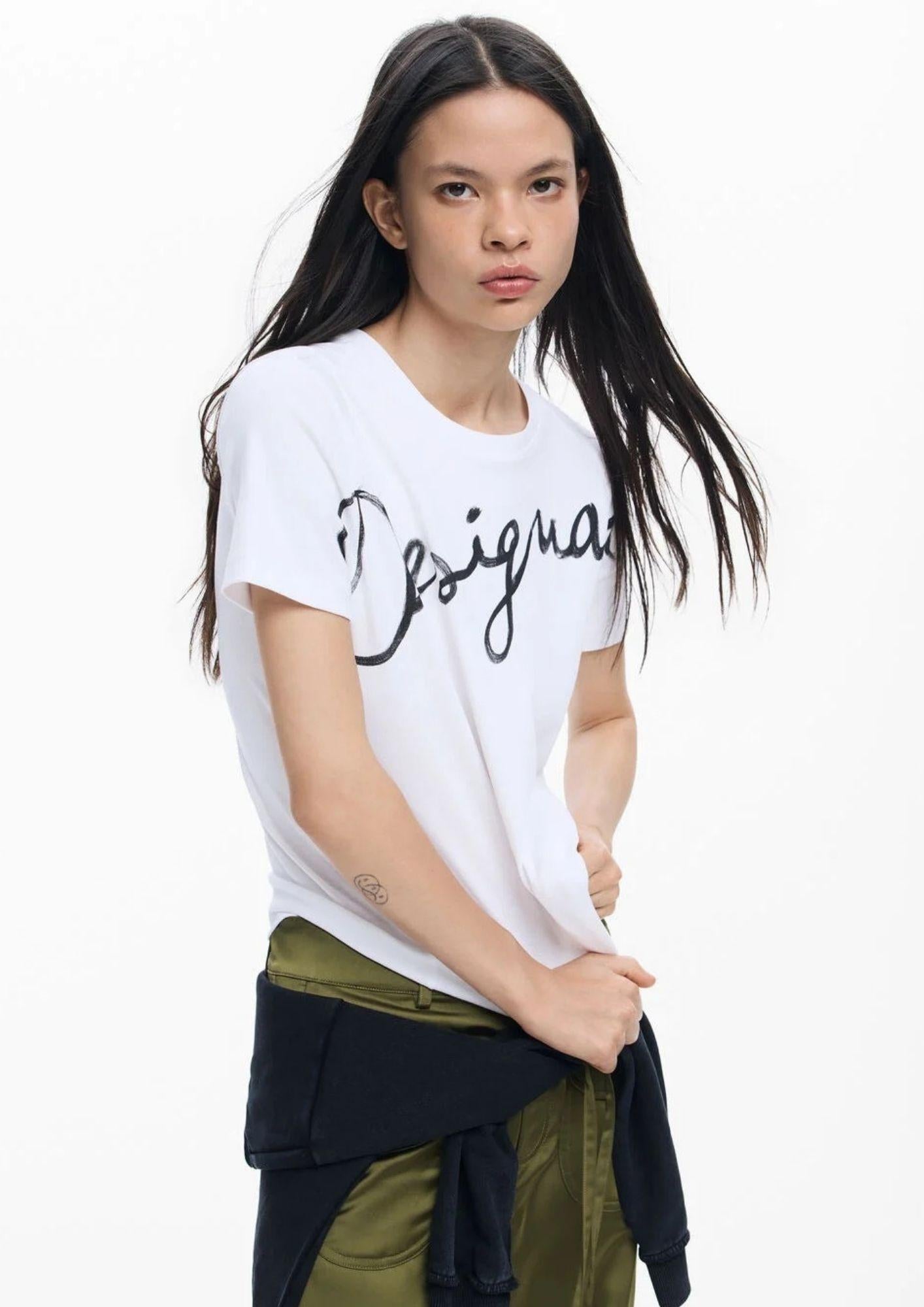 Desigual T-Shirt Donna Florencia Bianca 26SWTK07 1000 DESIGUAL 