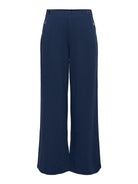 Jacqueline De Yong Pantaloni Donna Blu Jdygeggo 15343979 Black Iris JACQUELINE DE YONG 