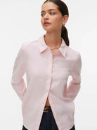 Vero Moda Camicia Donna Oxford Rosa Vmlauren 10344895 Pink-A-Boo VERO MODA 