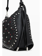 Desigual Borsa effetto pelle traforata media Donna Nero 25WAXP37 2000 DESIGUAL 