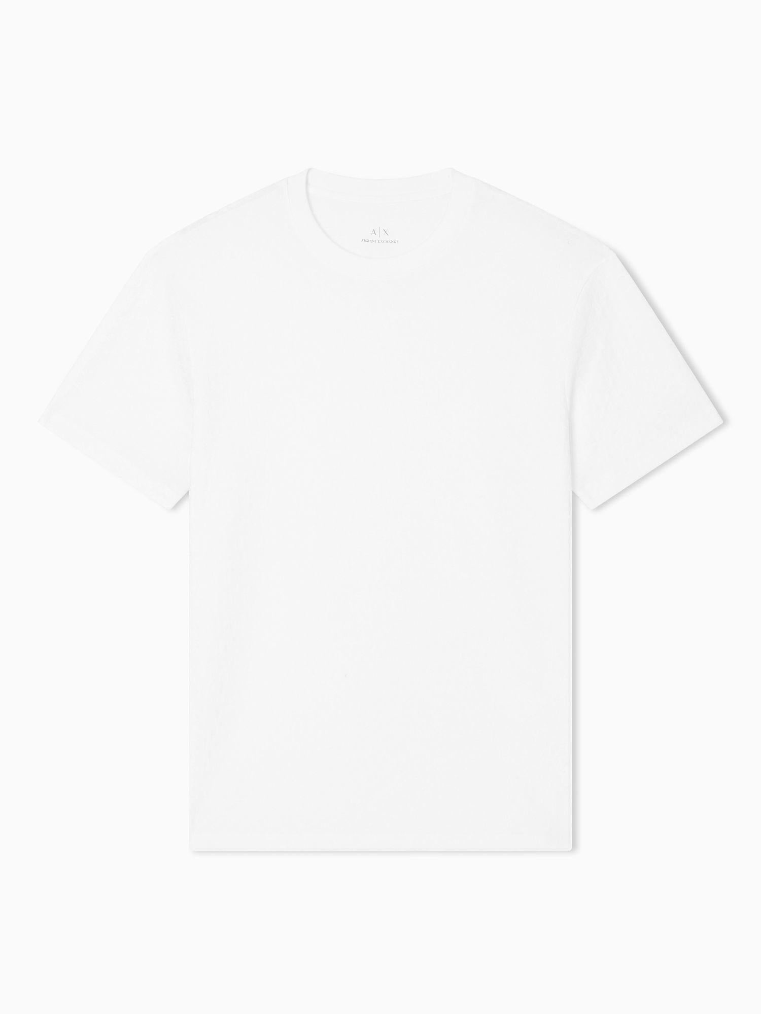 Armani Exchange T-shirt regular fit tessuto jacquard Uomo Bianco XM001431 AF10337 F0051 ARMANI EXCHANGE 