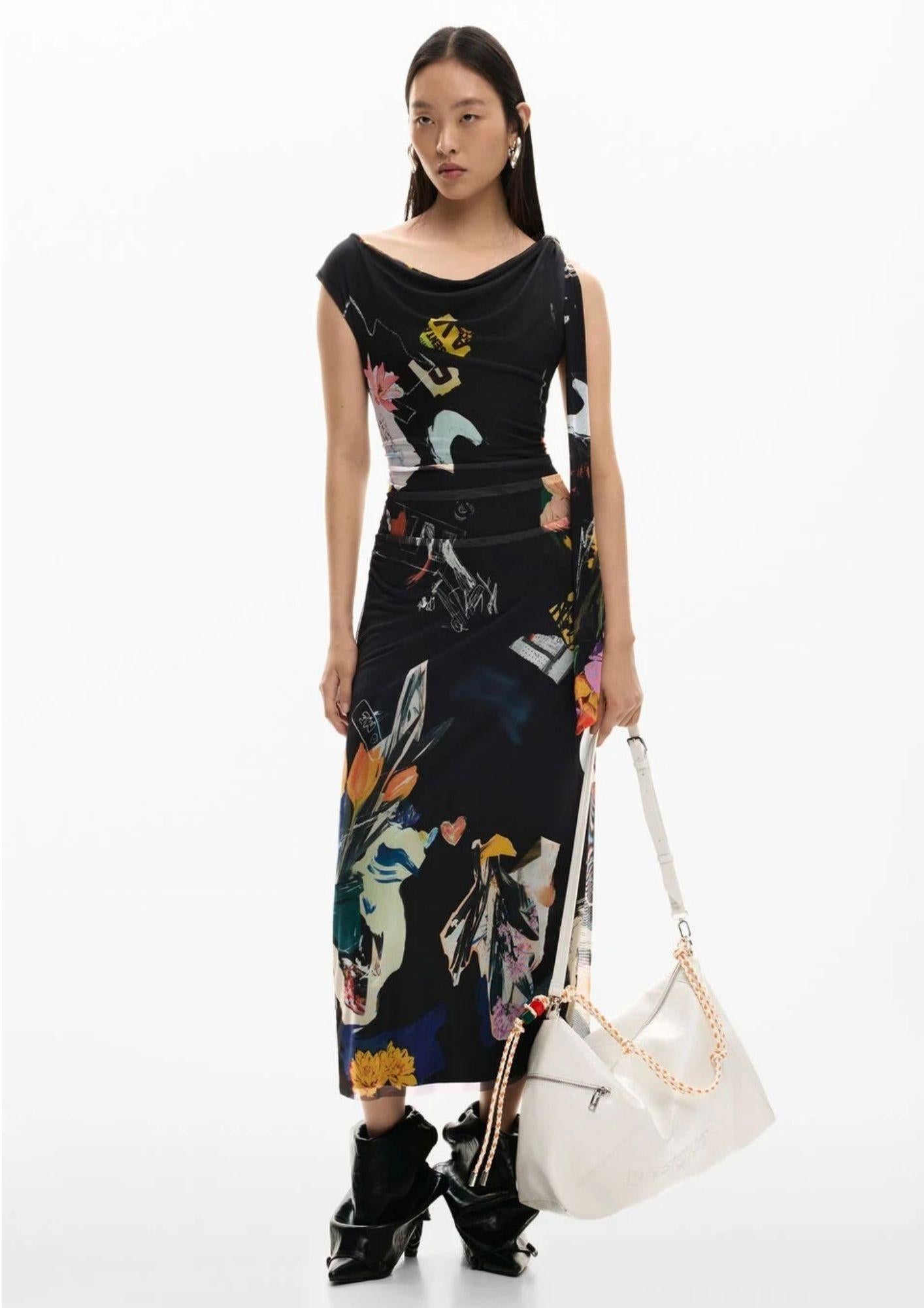 Desigual Borsa Donna Bag Half Logo Leiria 2.0 Ecru 26SAXPA7 1008 DESIGUAL 