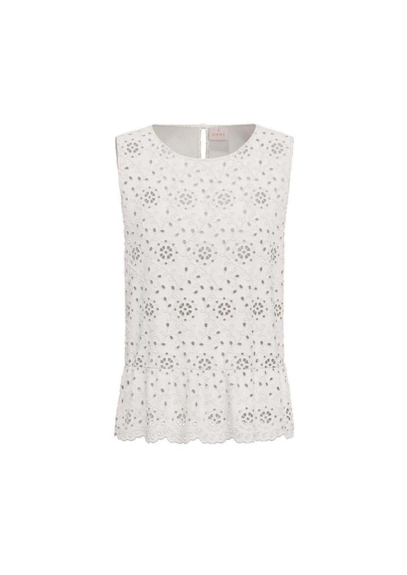 Emme Marella Canotta Donna Emmpanetto Bianca 2615941022200 001 EMME MARELLA 