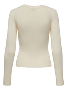 Jacqueline De Yong JDYPLUM Pullover Donna Bianco Eggnog 15277223 Eggnog JACQUELINE DE YONG 