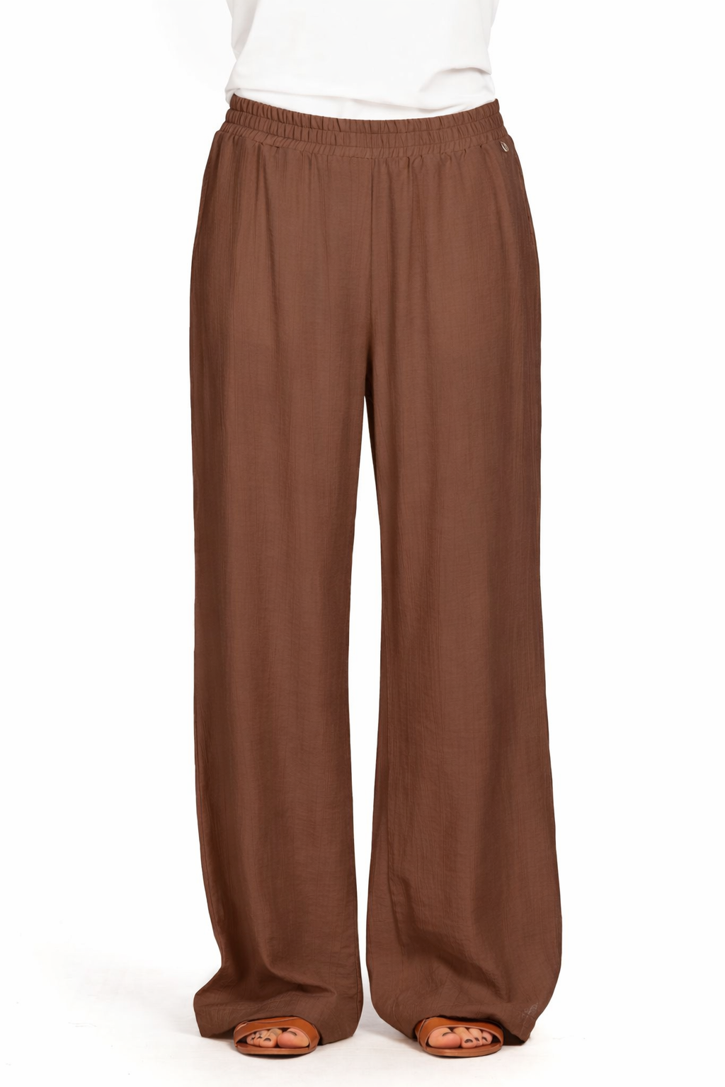 Diana Gallesi Pantalone Donna Marrone Moka P006R008920N 22 DIANA GALLESI 