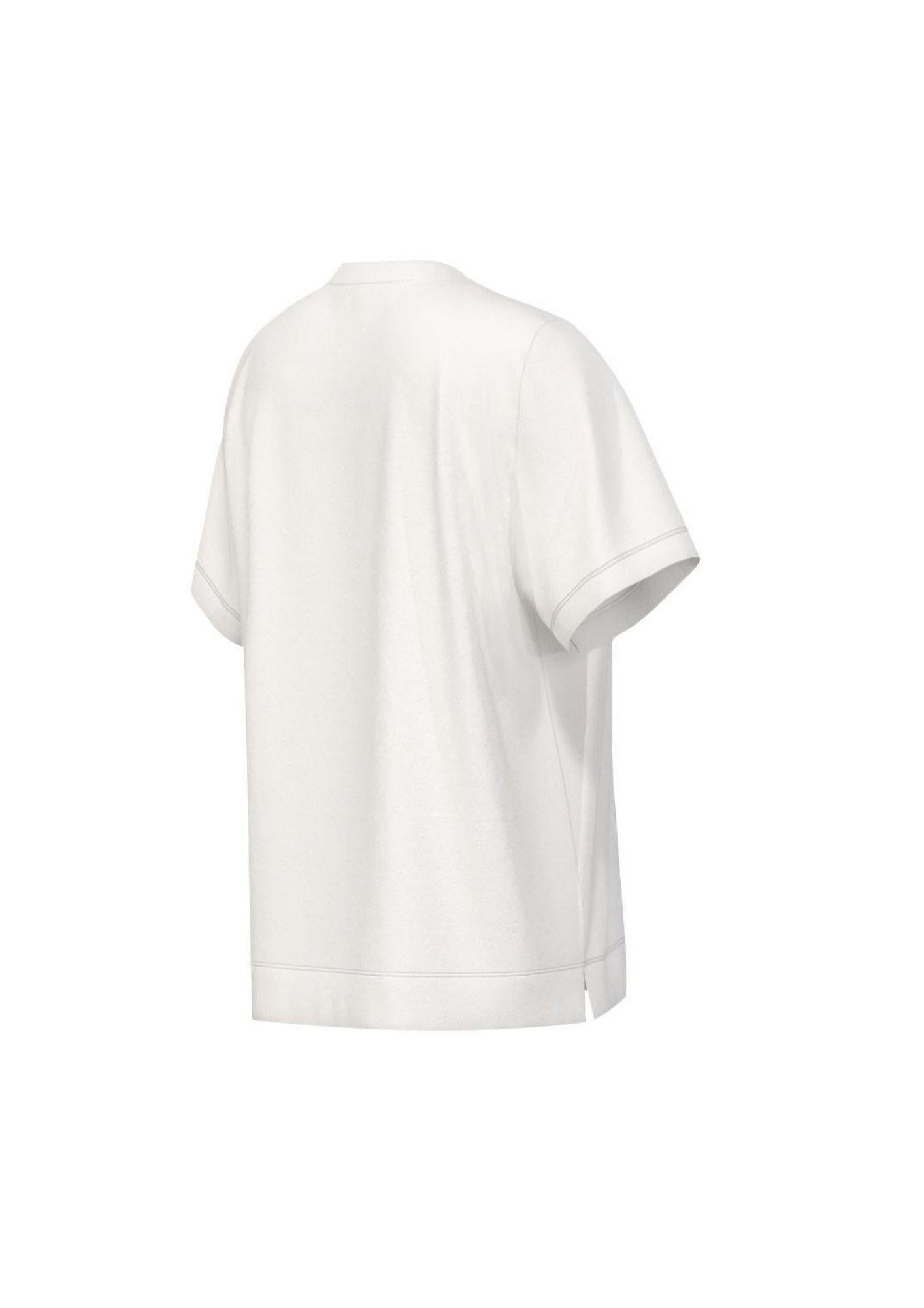 Emme Marella T-Shirt Donna Emmparaggi Bianca Stampa Mattonella 2615971082200 002 EMME MARELLA 