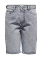 Only Bermuda Donna Sonny Light Grey Denim 15256709 Light Grey Denim ONLY 