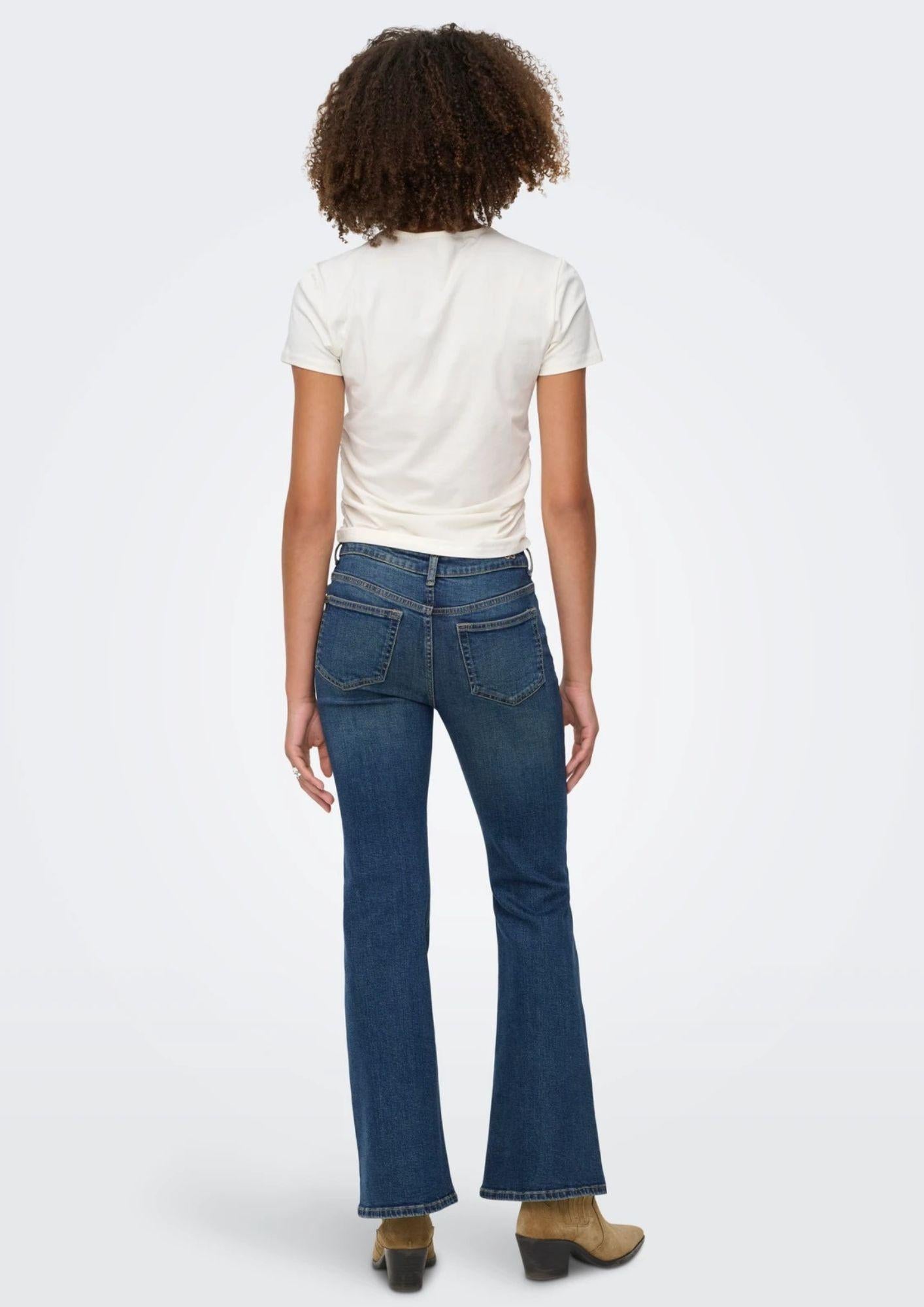 Jacqueline De Yong Jeans Donna Kathy Blu 15359633 Dark Blue Denim JACQUELINE DE YONG 