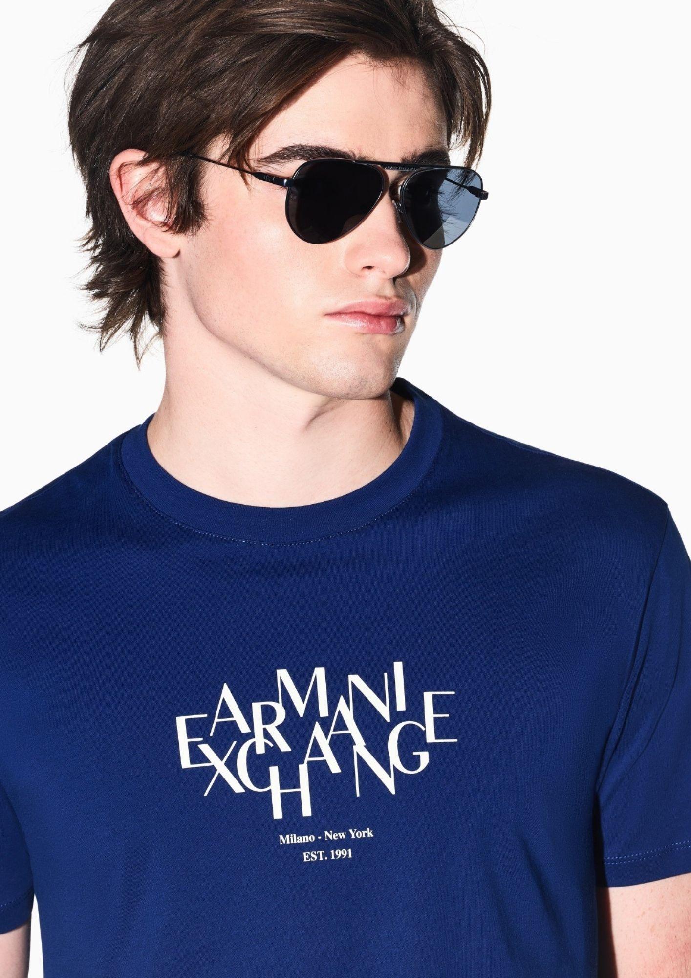 Armani Exchange T-Shirt Blu XM002782 AF10356 UB131 ARMANI EXCHANGE 