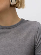 Vero Moda AWIRWINA Top Donna Medium Grey Melange 10329978 Medium Grey Melange VERO MODA 
