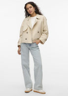 Vero Moda Giubbino Donna Chloe Beige 10309534 Oatmeal VERO MODA 