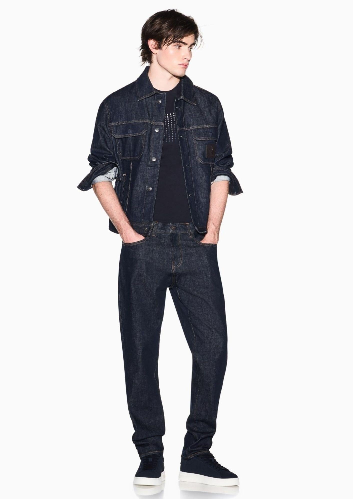 Armani Exchange T-Shirt Uomo Blu Navy XM002519 AF10334 UB101 ARMANI EXCHANGE 