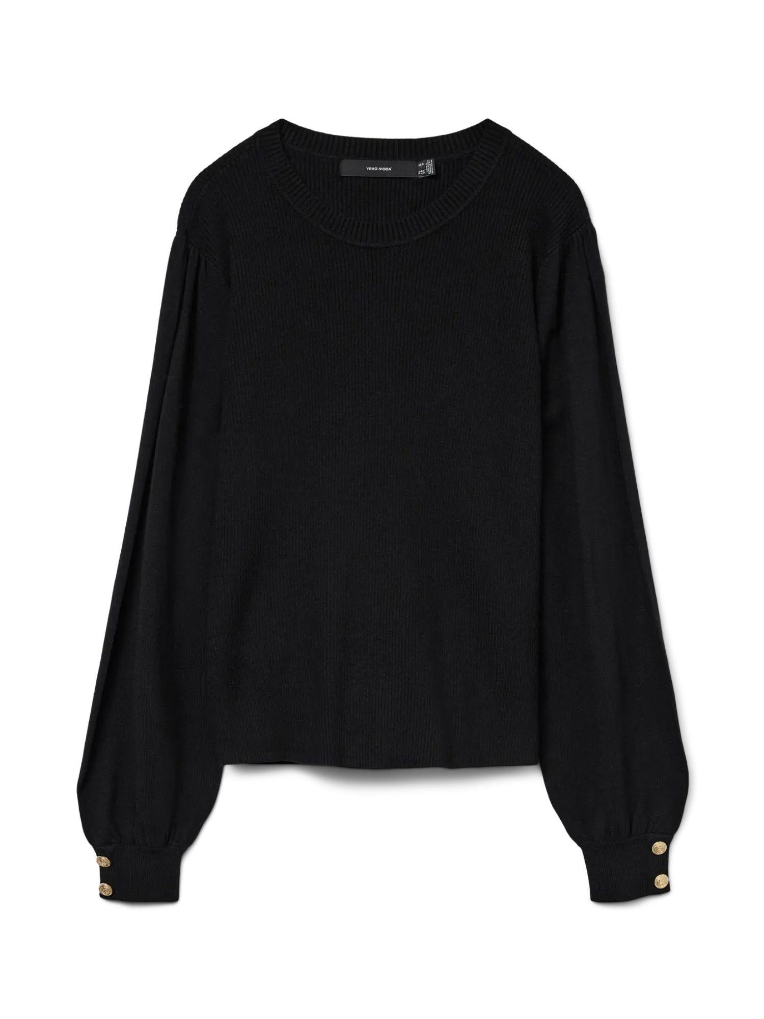 Vero Moda VMHOLLYKARIS Maglione Donna Nero 10331441 Black VERO MODA 
