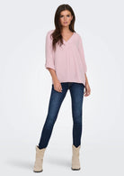 Jacqueline De Yong Top Donna Divya Rosa Malva 15226911 Bleached Mauve JACQUELINE DE YONG 