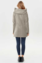 Only Cappotto Donna Sedona Grigio Verde 15142911 Walnut MELANGE ONLY 