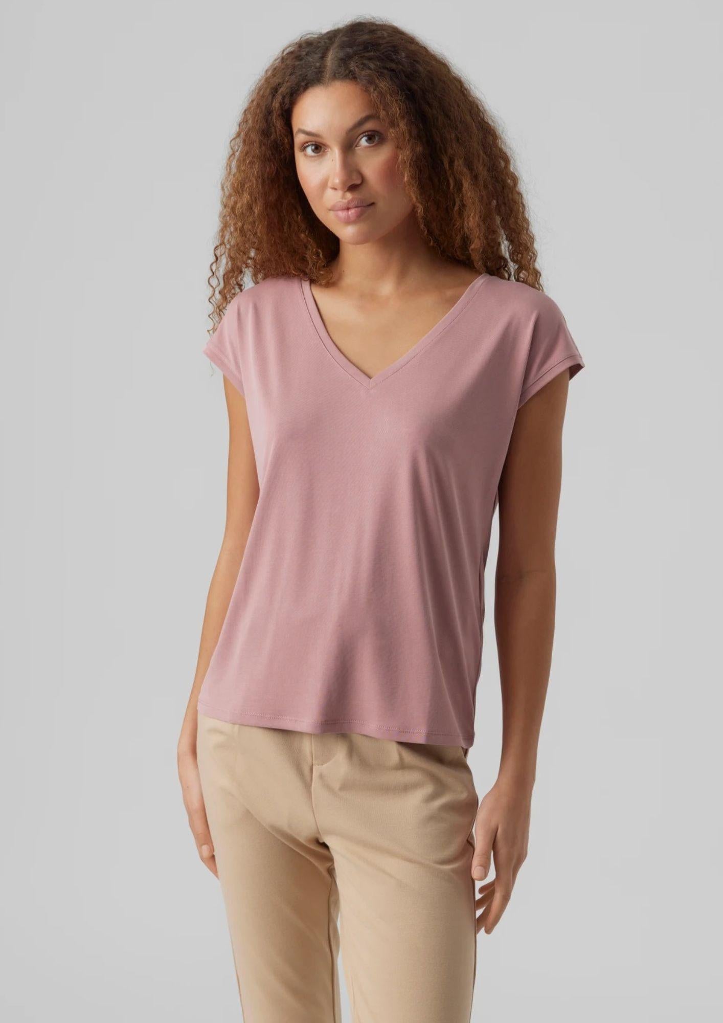 Vero Moda Top Donna Filli Rosa 10247666 Nostalgia Rose VERO MODA 