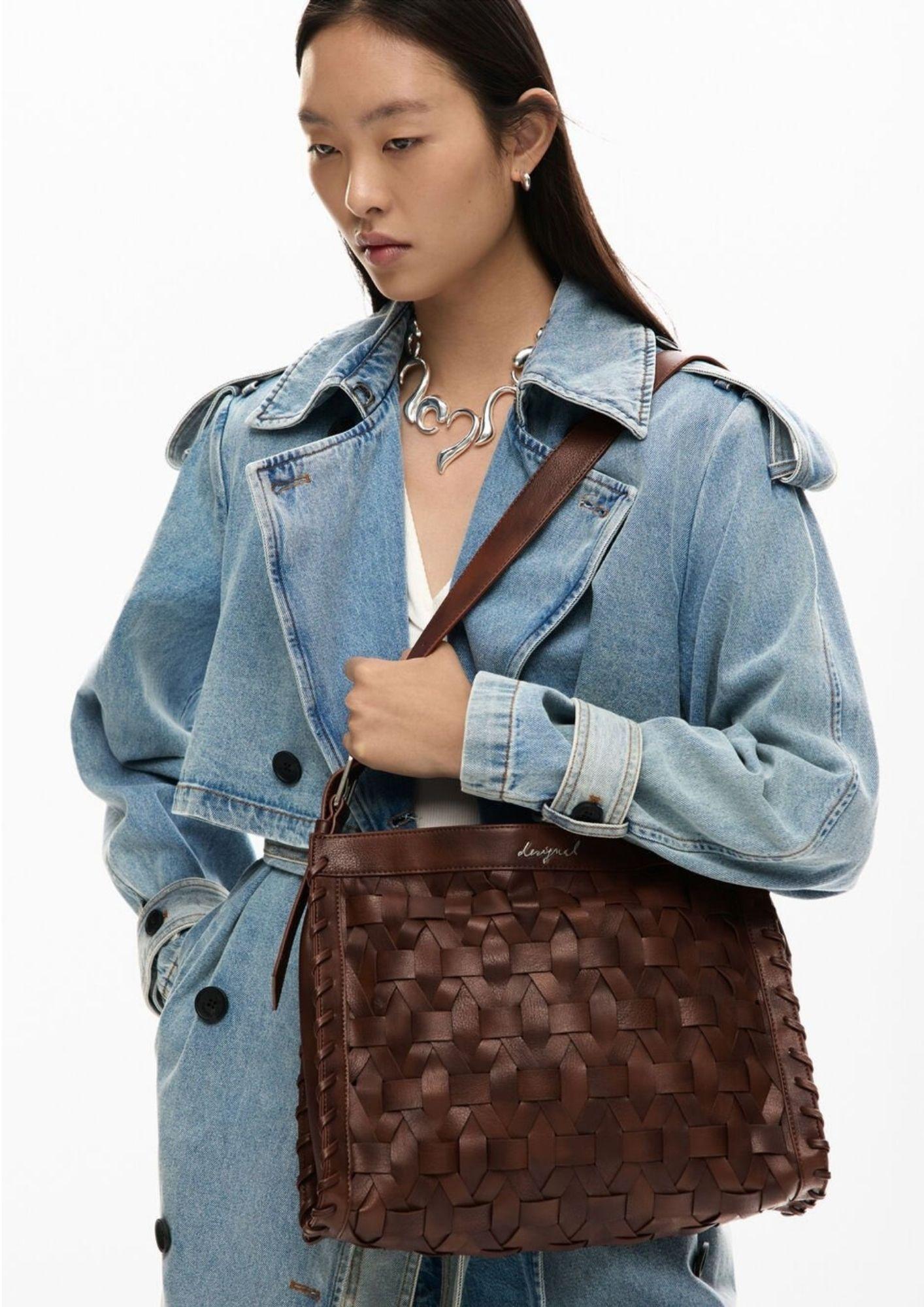 Desigual Borsa Donna Bag Argon Camel Buxton Marrone 26SAXPA0 6064 DESIGUAL 
