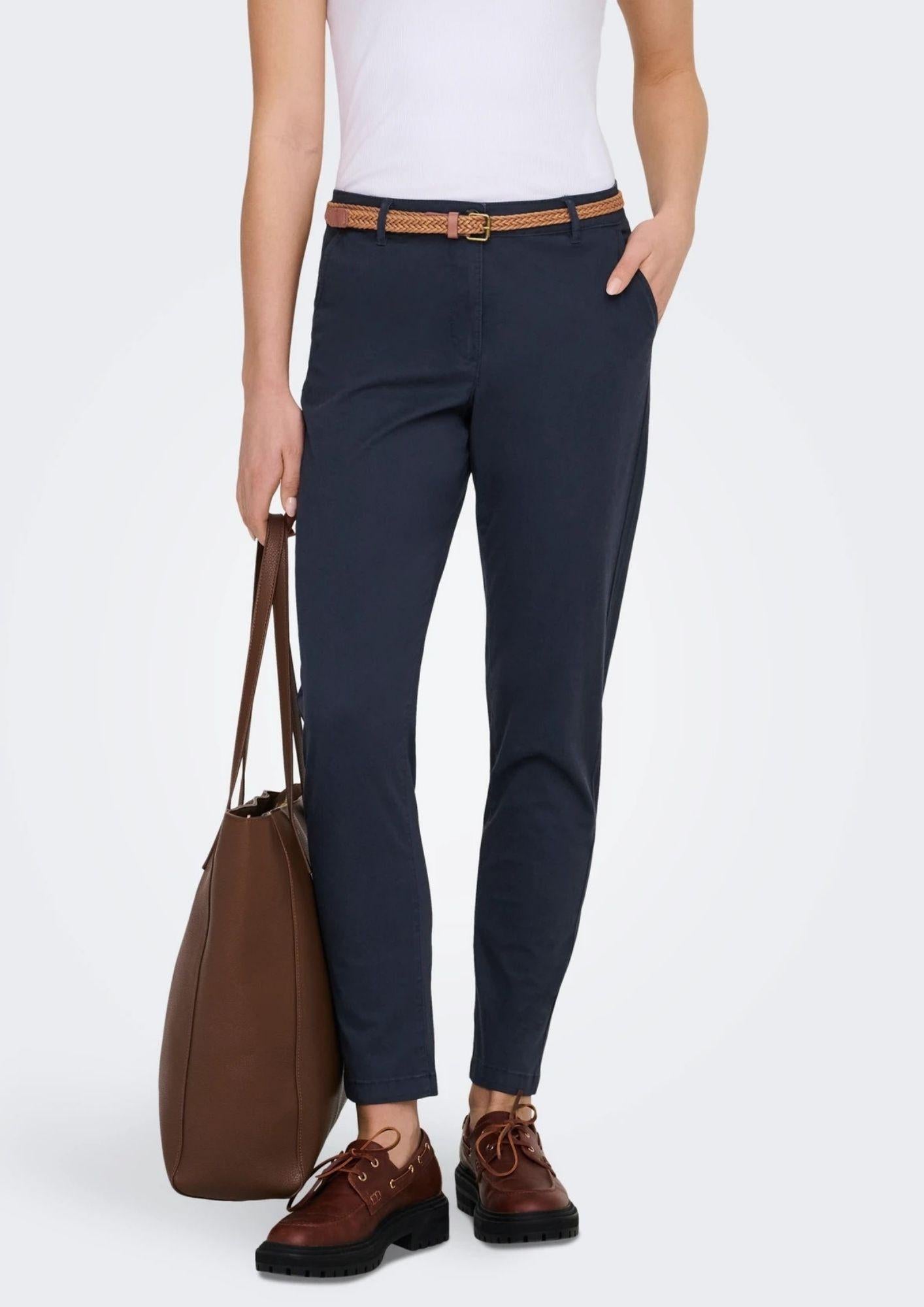 Jacqueline De Yong Pantalone Donna Chicago Blu 15371498 Night Sky JACQUELINE DE YONG 