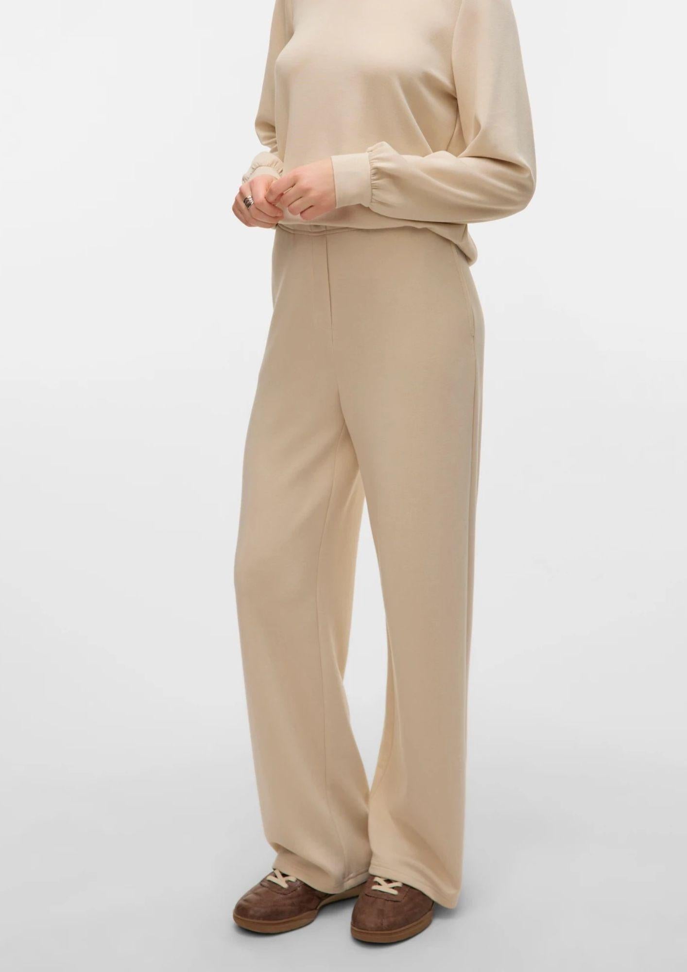Vero Moda Pantalone Donna Hali Beige 10331767 Pumice Stone VERO MODA 