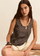 Emme Marella Top Donna Emmcresta Kaki 2615161021200 008 EMME MARELLA 