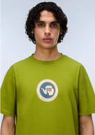 Napapijri T-Shirt Uomo Phos Verde NP0A4G5A G3B NAPAPIJRI 