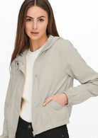 Jacqueline De Yong Giubbino Donna Hazen Grigio 15236012 Moonbeam WHITE JACQUELINE DE YONG 
