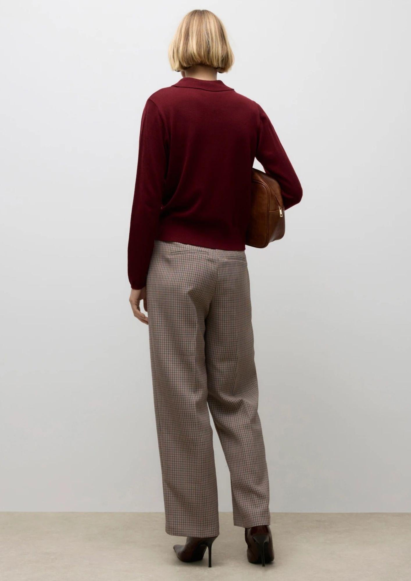 Aware Maglione Donna Sikita Bordeaux 10331614 Zinfandel VERO MODA 