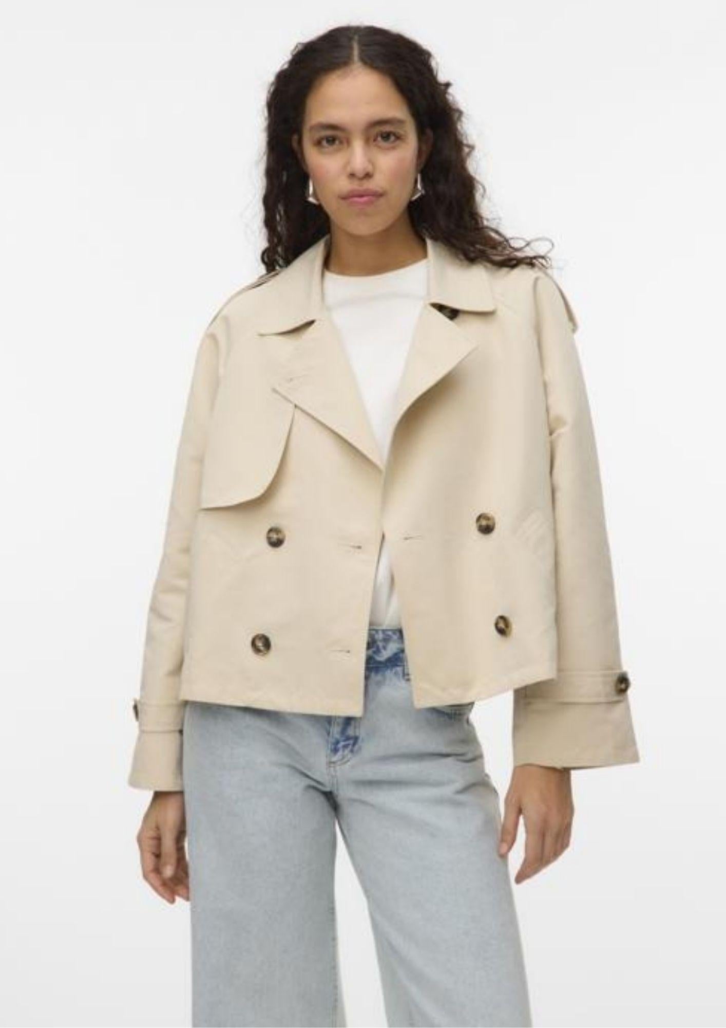 Vero Moda Giubbino Donna Chloe Beige 10309534 Oatmeal VERO MODA 