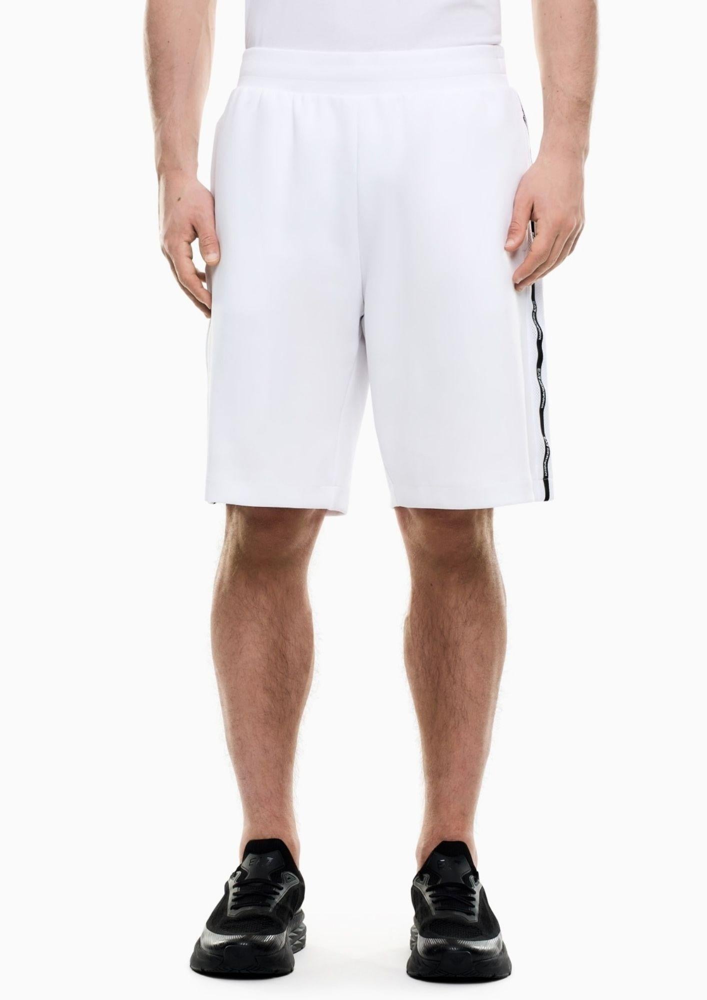 EA7 Emporio Armani Bermuda Uomo Bianco 7M001481 AF12660 U0002 EA7 EMPORIO ARMANI 