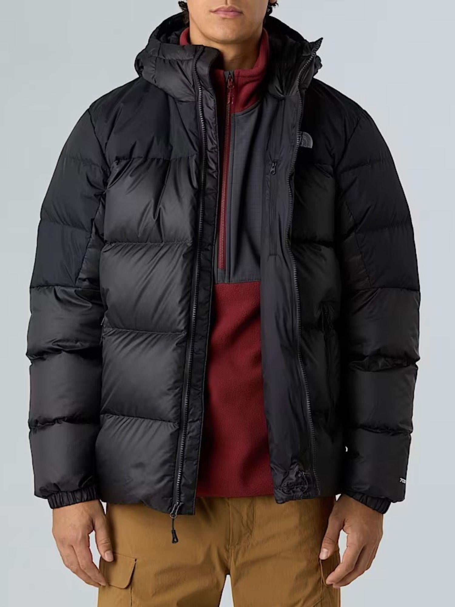 The North Face Giacca in piumino Diablo 2.0 con cappuccio Uomo TNF Black Heather TNF Black NF0A8992 GOC THE NORTH FACE 