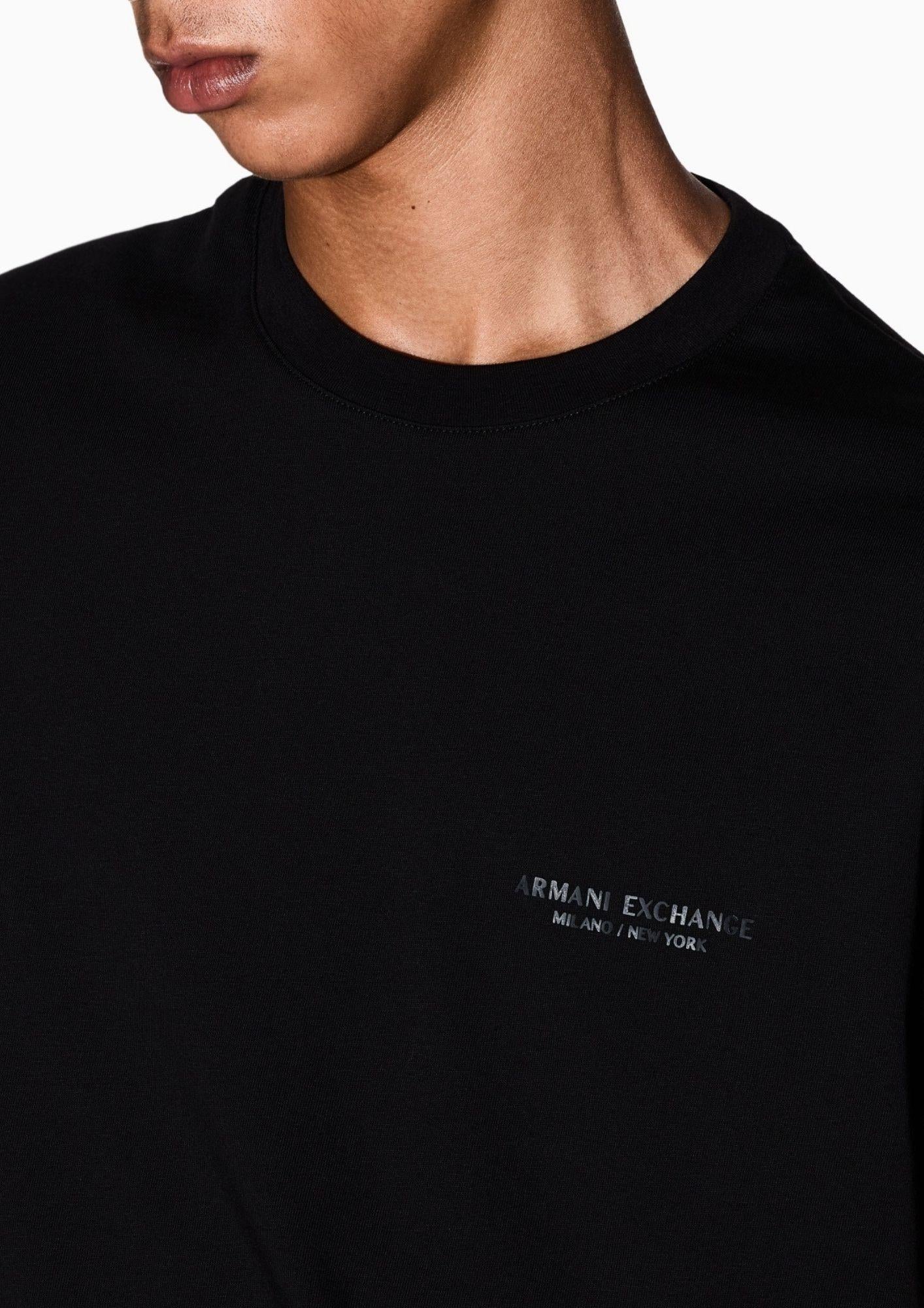 Armani Exchange T-Shirt Uomo Nera XM001281 AF10361 UC001 ARMANI EXCHANGE 