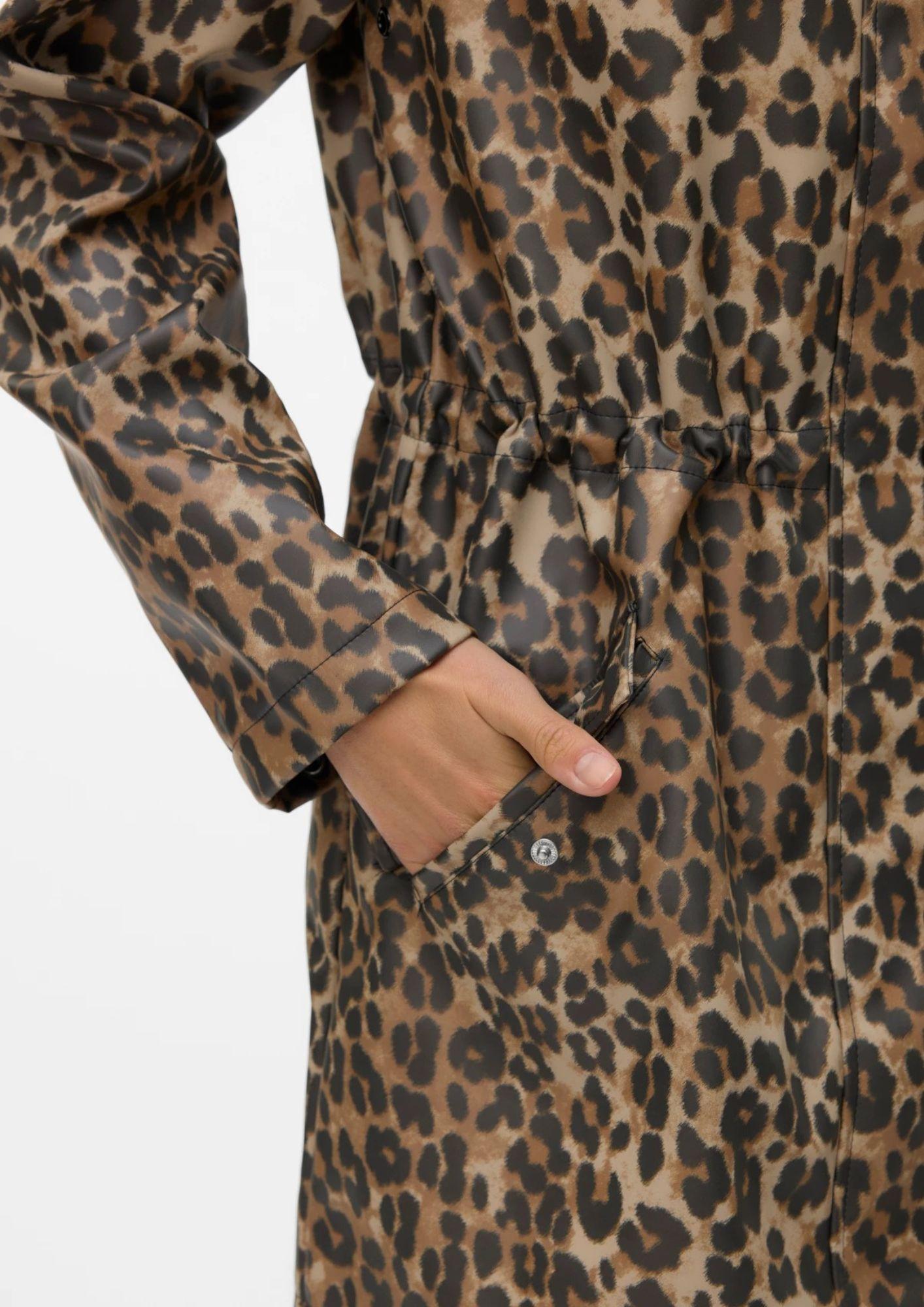 Vero Moda Giacca Invernale Donna Malou Marrone Animalier 10330969 Irish Cream VERO MODA 