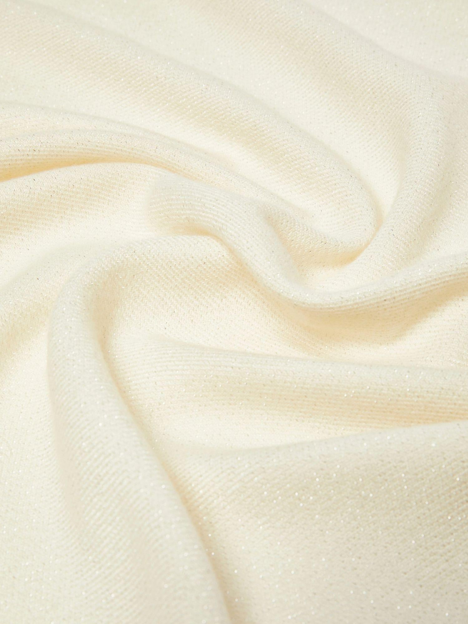 Emme Marella Stola con filo di lurex Donna Ciurma Bianco avorio 2525546011200 001 EMME MARELLA 