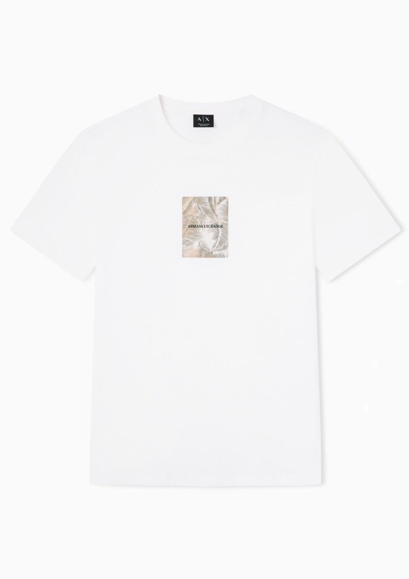 Armani Exchange T-Shirt Uomo Bianca XM002501 AF10356 U0009 ARMANI EXCHANGE 