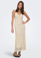 Only Vestito Donna Albina Gligio Betulla 15372795 Birch ONLY 