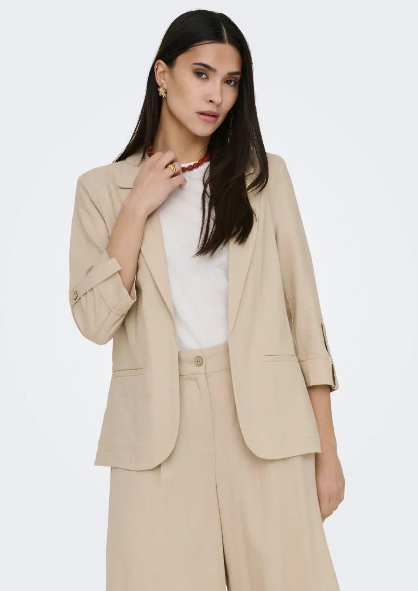 Only Giacca Donna Goa Beige 15363727 Oxford Tan ONLY 